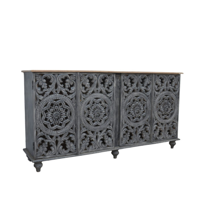 Grey Mandala Sideboard