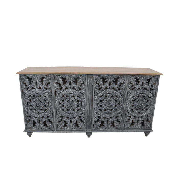 Grey Mandala Sideboard