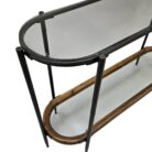 Harley Console Table Glass Close Up
