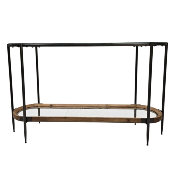 Harley Console Table Glass Full Front