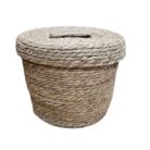 Natural Basket With Lid 32 x 25 cm Main