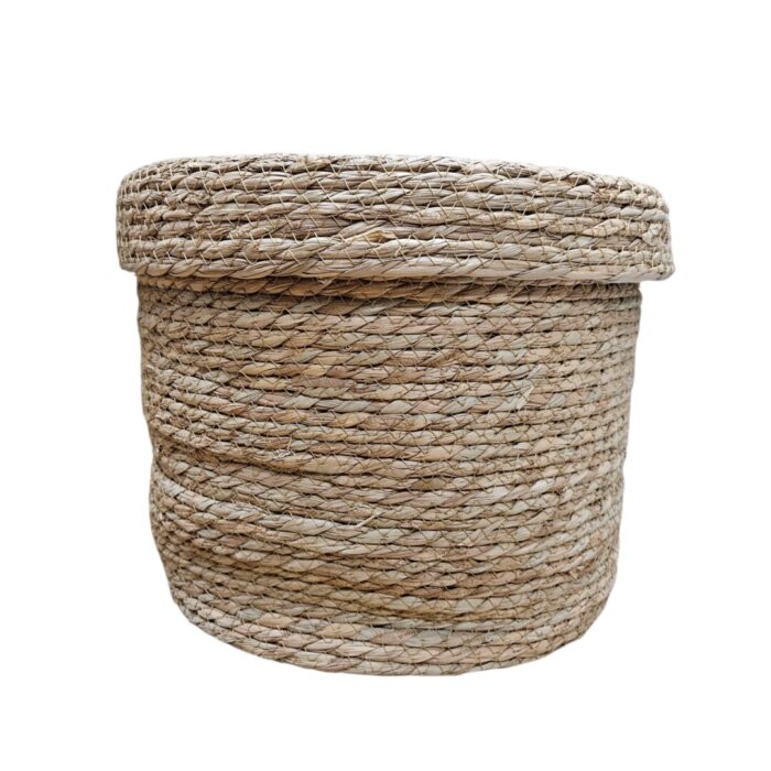 Natural Basket With Lid 36 x 27 cm Frot
