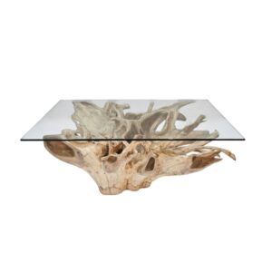 Rectangular Teak Root Coffee Table