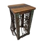 Tall Jali Pedestal Iron KMD32072D Side