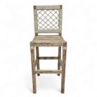 Teak Diamond Bar Chair Front