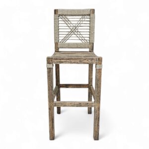 Teak Criss Cross Bar Chair