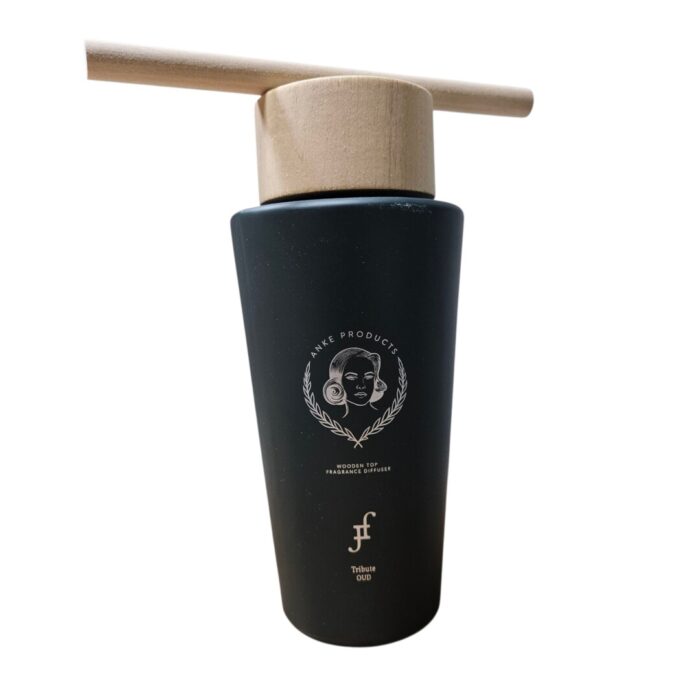 160ml Anke Oud Wooden Top Diffuser Open