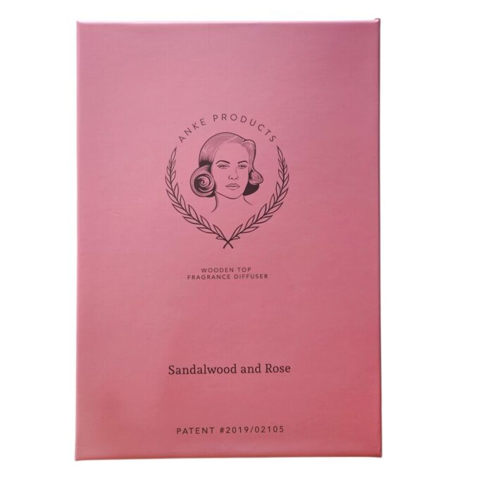 160ml Anke Rose Wooden Top Diffuser