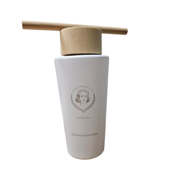 160ml Anke Rose Wooden Top Diffuser Main
