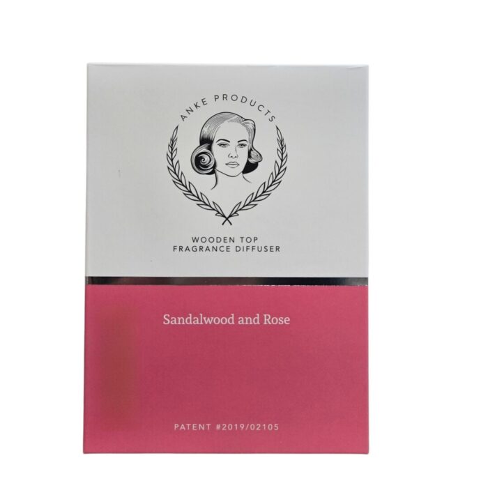 Anke Sandlewood And Rose Wooden Top Diffuser