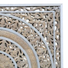 Carved Mandala Headboard Close