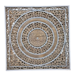 Mandala Carved Headboard