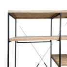 Clothes Shelf Mango Wood Close Up Top