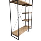 Clothes Shelf Mango Wood Side Close Bottom