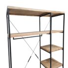 Clothes Shelf Mango Wood Top Side Close