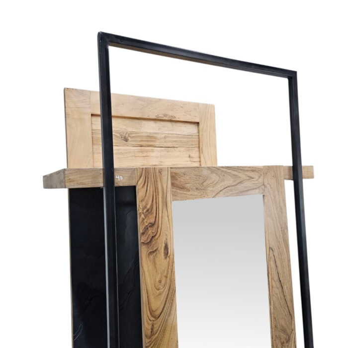 Dressing Mirror With Shelfs Close Up
