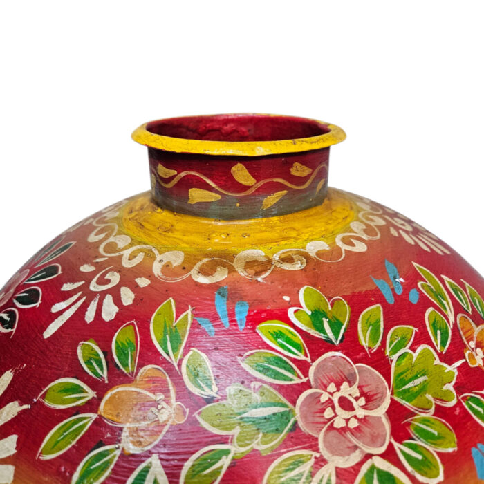 Floral Decor Pot KMH9965 Close Top