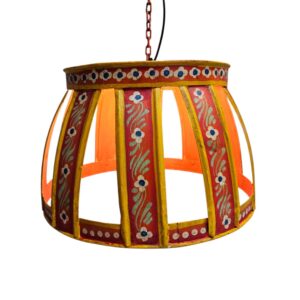 Orange Iron Hanging Pendant