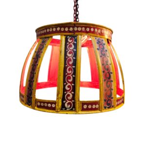 Red Iron Hanging Pendant