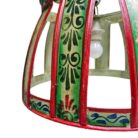 Iron Hand Painted Hanging Lamp KMH9955A RedFront Bottom