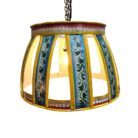 Iron Hand Painted Hanging Lamp KMH9955D Blue Open