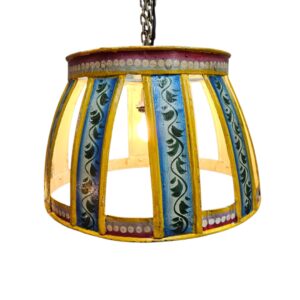 Blue Iron Hanging Pendant