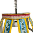 Iron Hand Painted Hanging Lamp KMH9955D Blue Top