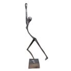 Modern Iron Dance Sculpture KMH18040 Side