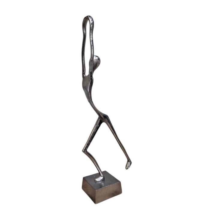 Modern Iron Dance Sculpture KMH18040 Side Profile