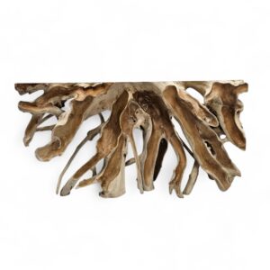 Burmese Teak Root Console Table