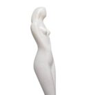Standing Lady Statue Whie Close