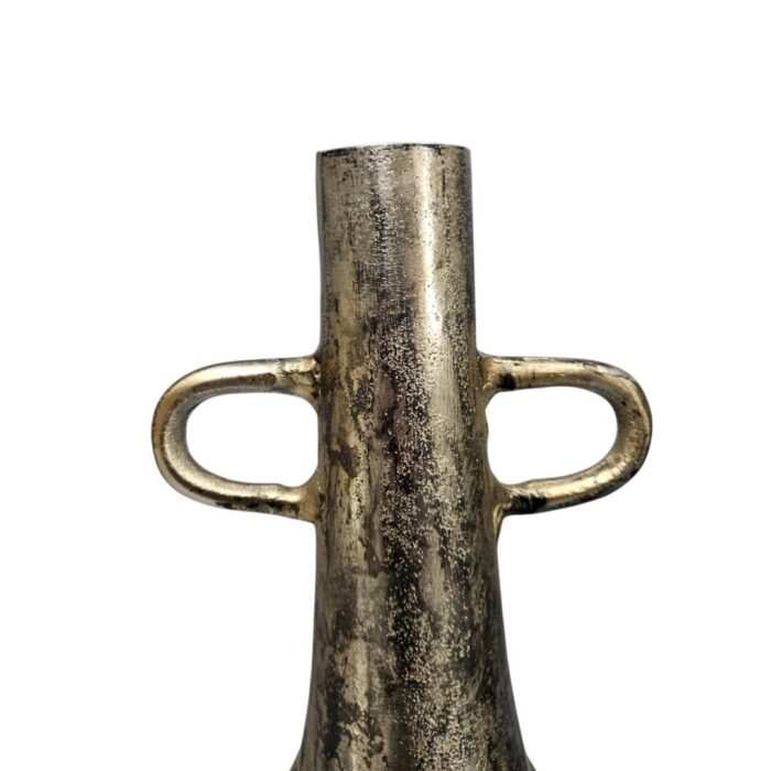 Tyke Aged Gold Vase KMH18025 Close