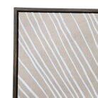 Aspidistra Leaf Textured Wall Art FCL7812 Close