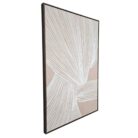 Aspidistra Leaf Textured Wall Art FCL7812 Side