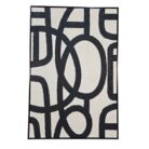 Black Swirl Wall Art Textured FCL7816 Main