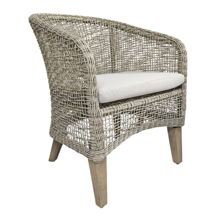 Durban Patio Dining Chair Full Side