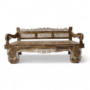 Ornate Teak Bench