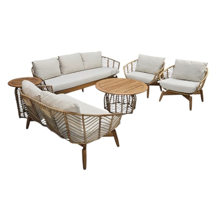 Alu Clado Covered Patio Lounge Set GDL1016 Side