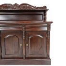Chiffonier Sideboard Mahogany BUA0263 Close Up Side View