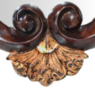 Classic Mirror Brown Gold BUA0621 Close Bottom