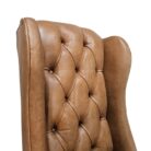 Kayla Leather Dining Chair KUP Close Side