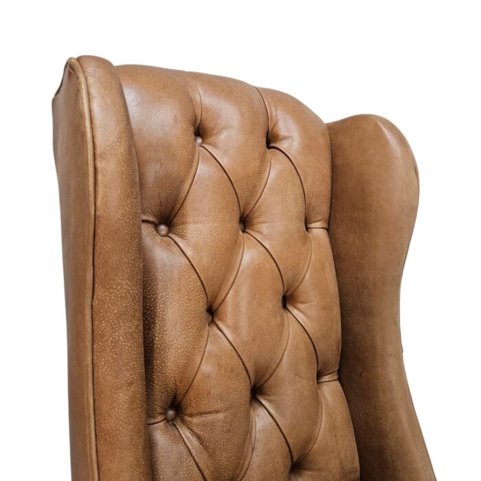 Kayla Leather Dining Chair KUP Close Side