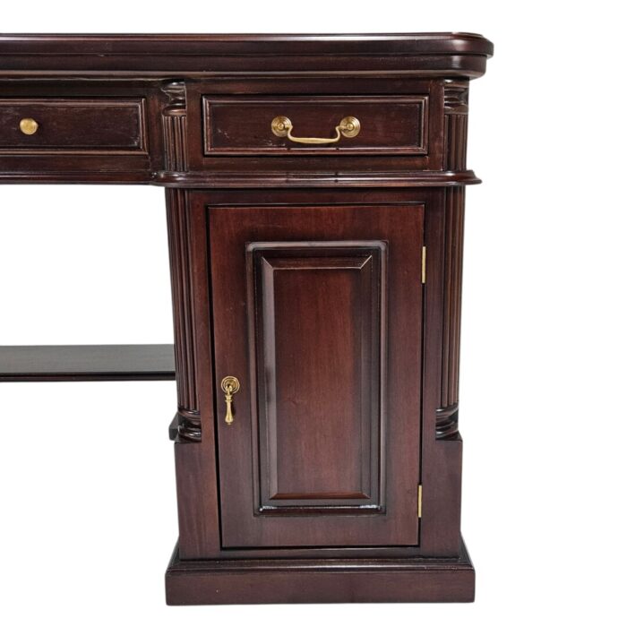 Mahogany Computer Desk BUA0220A Close Up