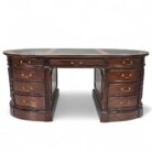 Mahogany Desk Oval BUA0226B