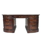 Mahogany Desk Oval BUA0226B Front
