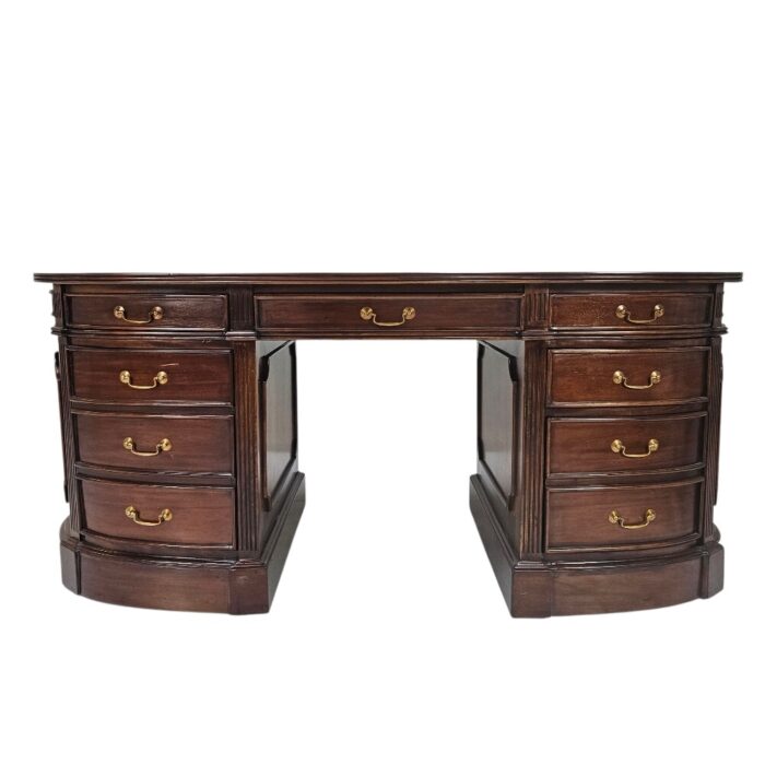 Mahogany Desk Oval BUA0226B Front