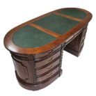 Mahogany Desk Oval BUA0226B Side Top