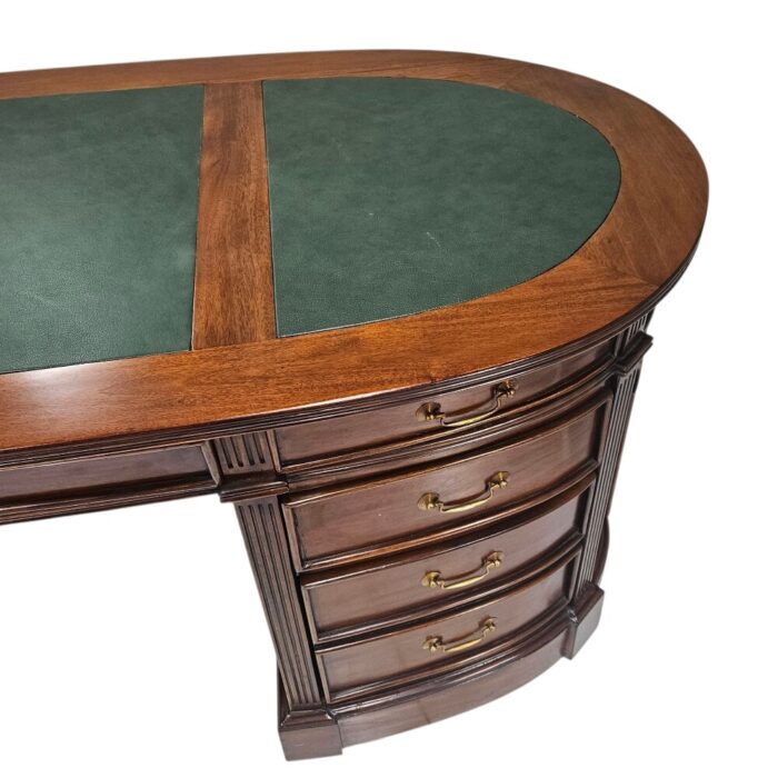 Mahogany Desk Oval BUA0226B Top Drawers