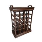 Mahogany Wine Rack BUA4002