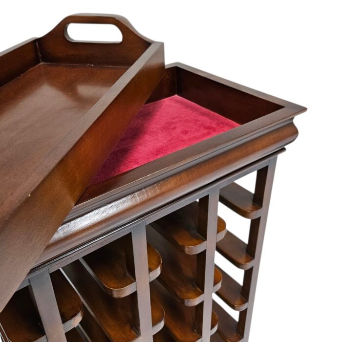Mahogany Wine Rack BUA4002 Close